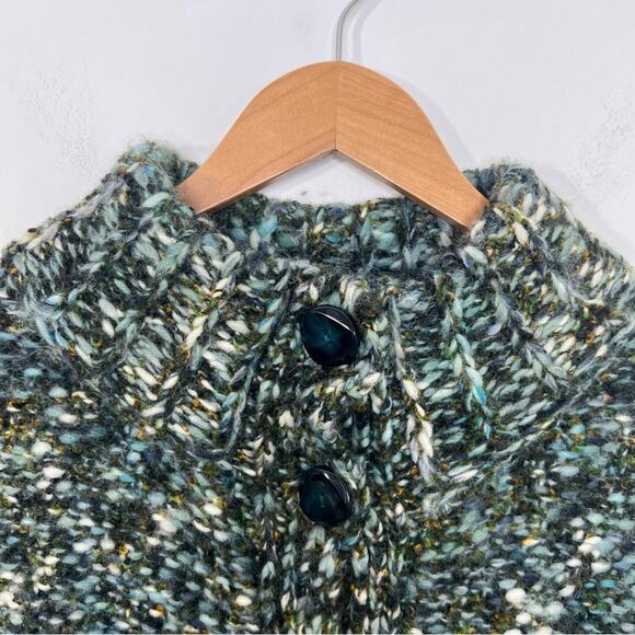 Anthropologie Tabitha Season Stroll Chunky Knit Sweater Coat Size Small - Picture 4 of 15